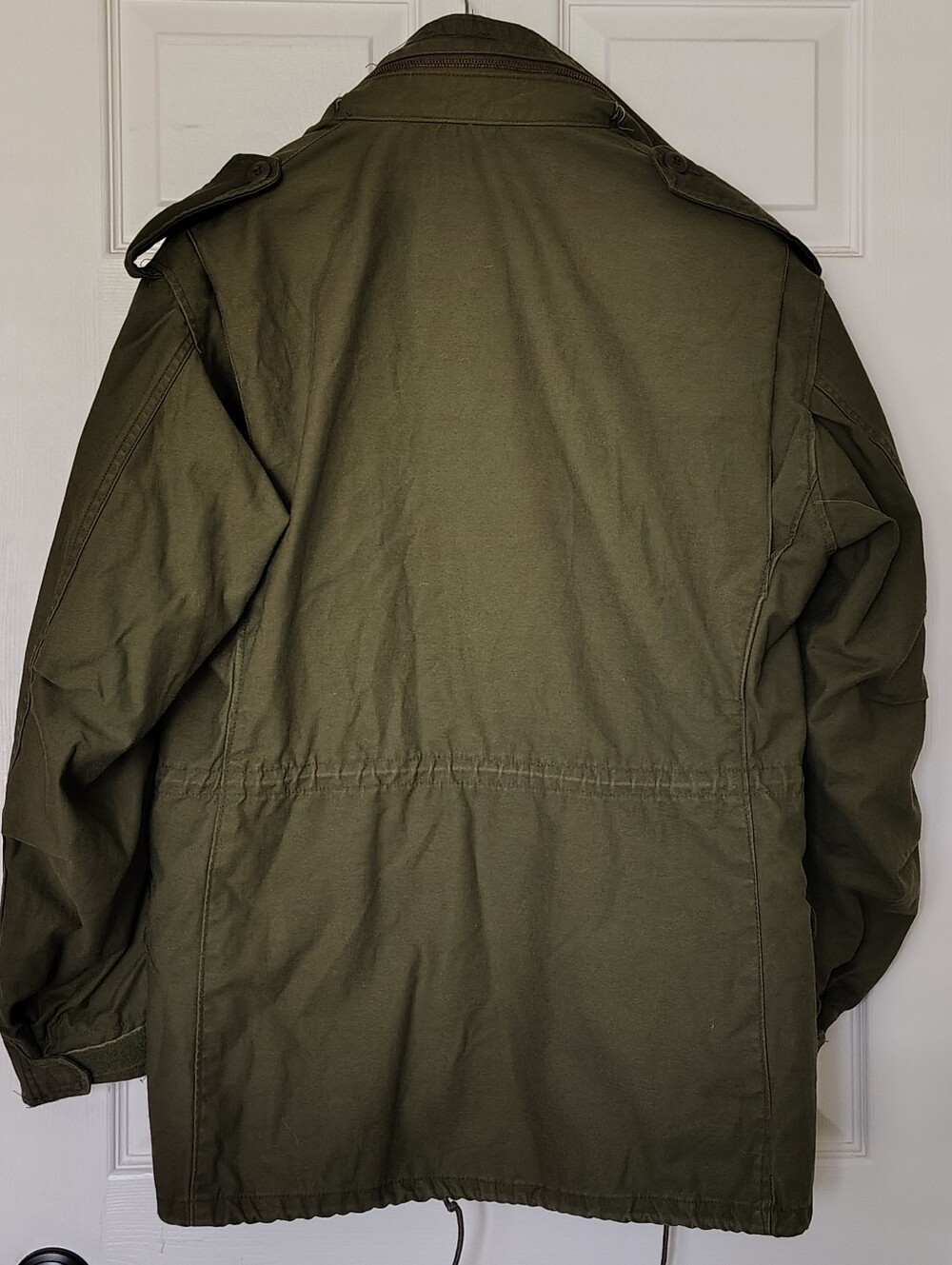 Vintage Military M65 Field Jacket 1978 Size Medium Regular Olive Green - Picture 3 of 5